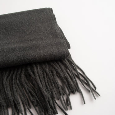 Winter Scarf  - CHARCOAL MARLE