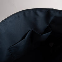 Quilted Tote Handbag - NAVY BLOOM