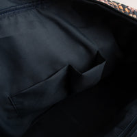 Quilted Overnight Bag - NAVY BLOOM
