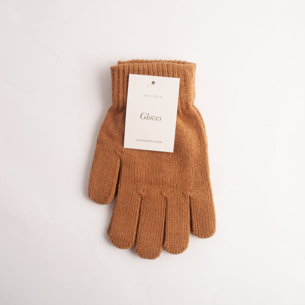 Ladies Gloves - CAMEL BROWN