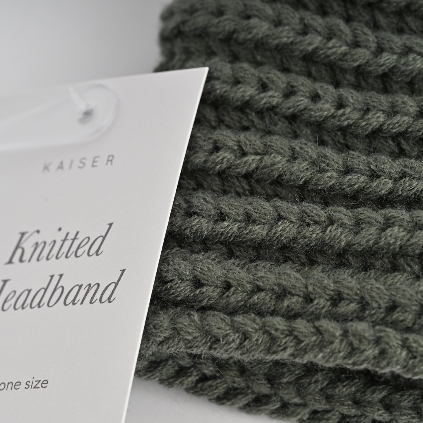 Knited Headband - FOREST GREEN