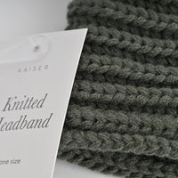 Knited Headband - FOREST GREEN