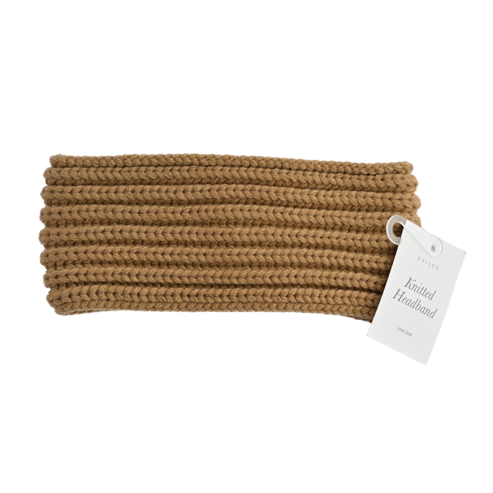 Knited Headband - CAMEL BROWN