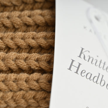 Knited Headband - CAMEL BROWN