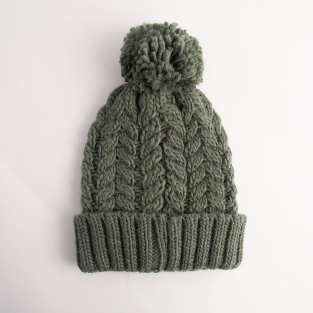 Ladies Beanie - FOREST GREEN