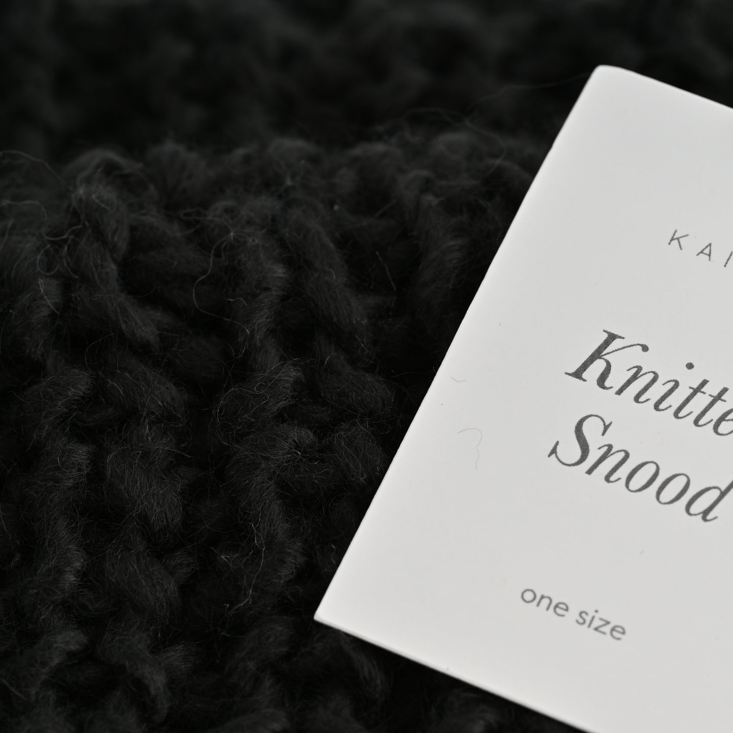 Ladies Snood  - BLACK