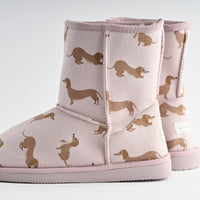 Printed Slipper Boots - DAISY DOGS