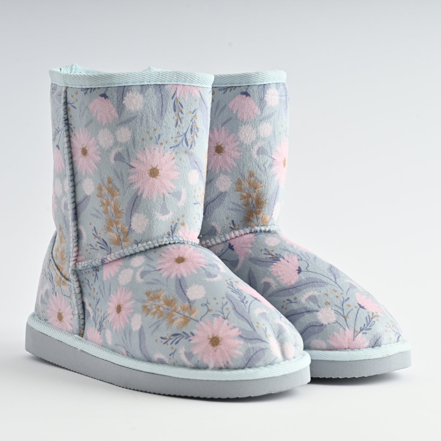 Printed Slipper Boots - MEADOW DREAM