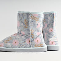 Printed Slipper Boots - MEADOW DREAM