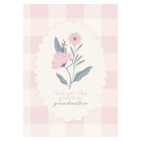 Greeting Card Mothers Day - GRANDMOTHER POSY