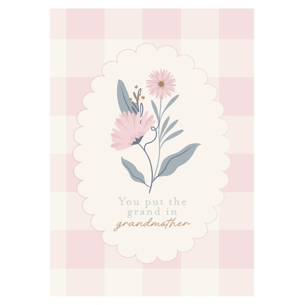 Greeting Card Mothers Day - GRANDMOTHER POSY