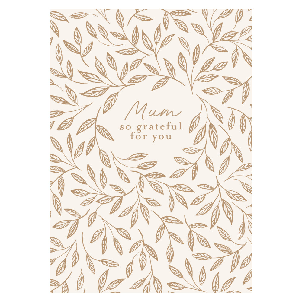Greeting Card Mothers Day - SO GRATEFUL