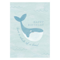 Greeting Card - Bubbles - Whale