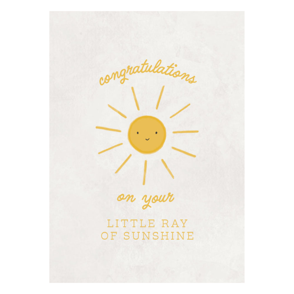 Greeting Card - Bubbles - Ray of Sunshine
