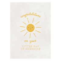 Greeting Card - Bubbles - Ray of Sunshine
