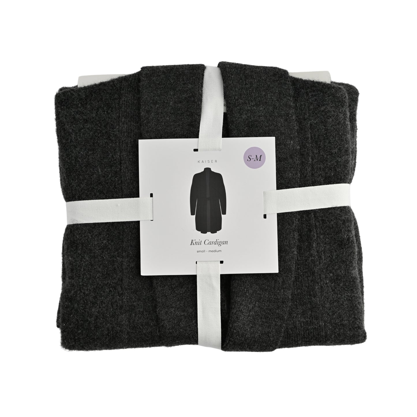 Knit Cardigan - Charcoal S-M