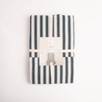 K&Co Home Collection Apron - NAVY PINSTRIPE