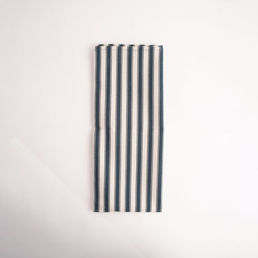K&Co Home Collection Tea Towel - NAVY PINSTRIPE