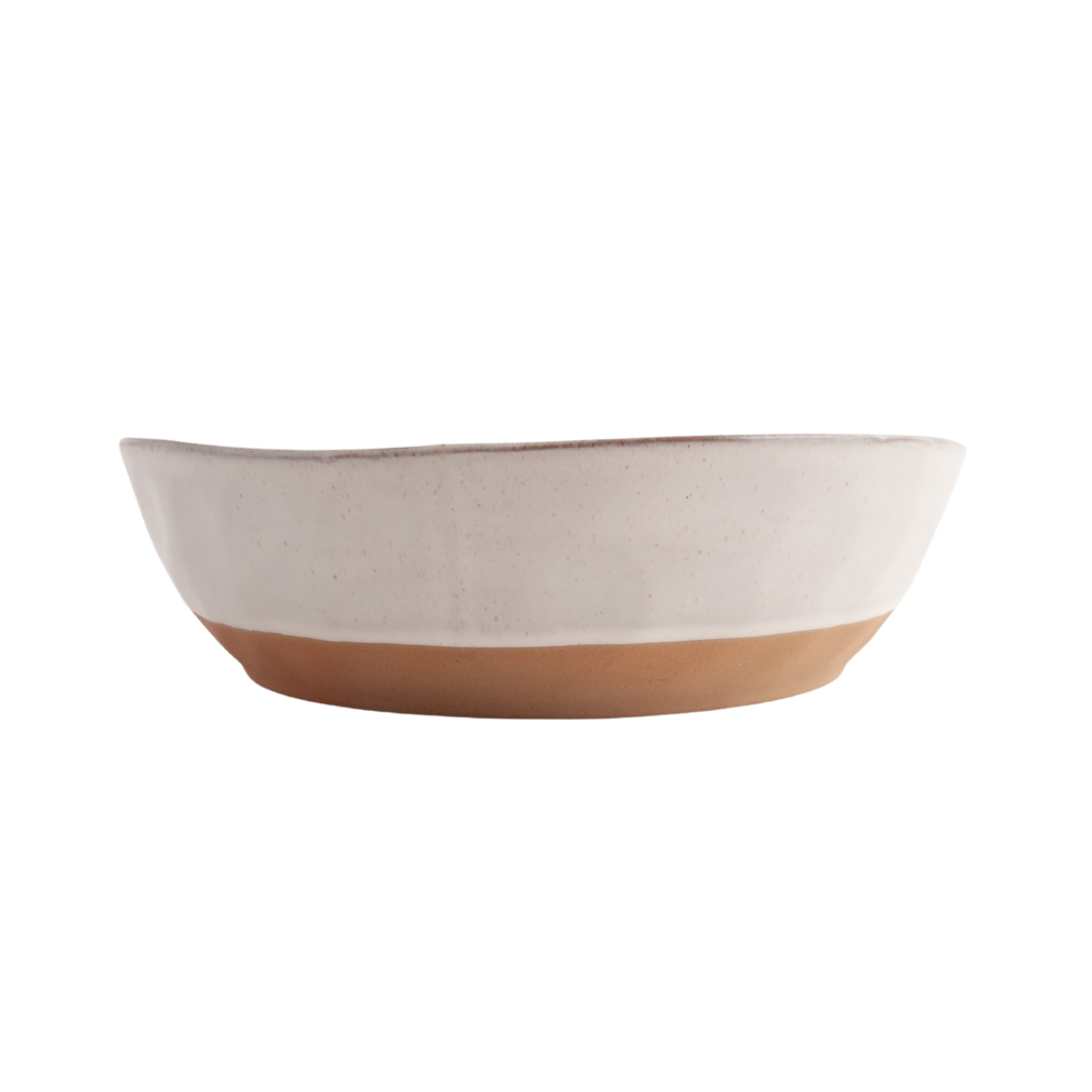 K&Co Ecru Home Salad Bowl
