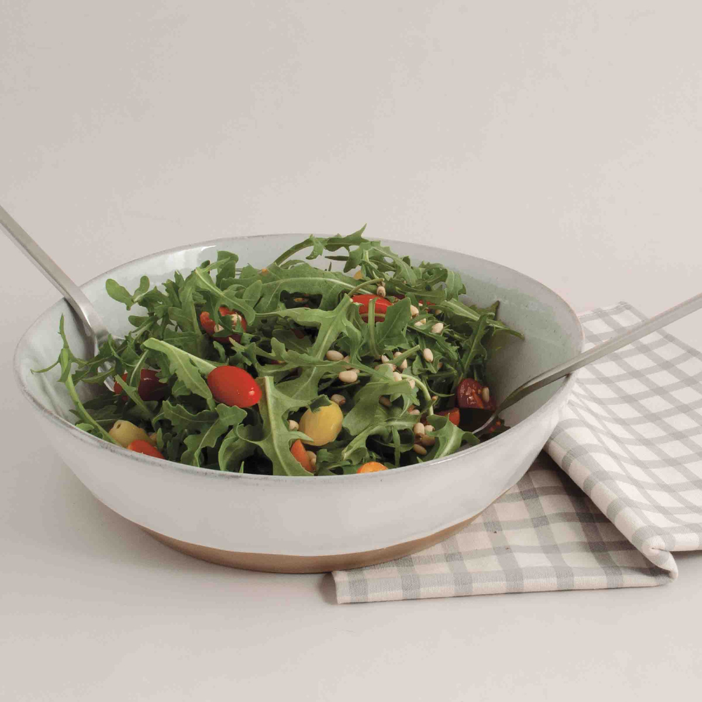 K&Co Ecru Home Salad Bowl