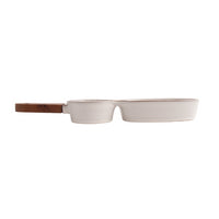 K&Co Ecru Home Serve Dish 2 Parts