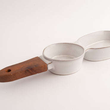 K&Co Ecru Home Serve Dish 2 Parts