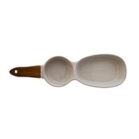 K&Co Slate Home 3 Bowl Serve Tray