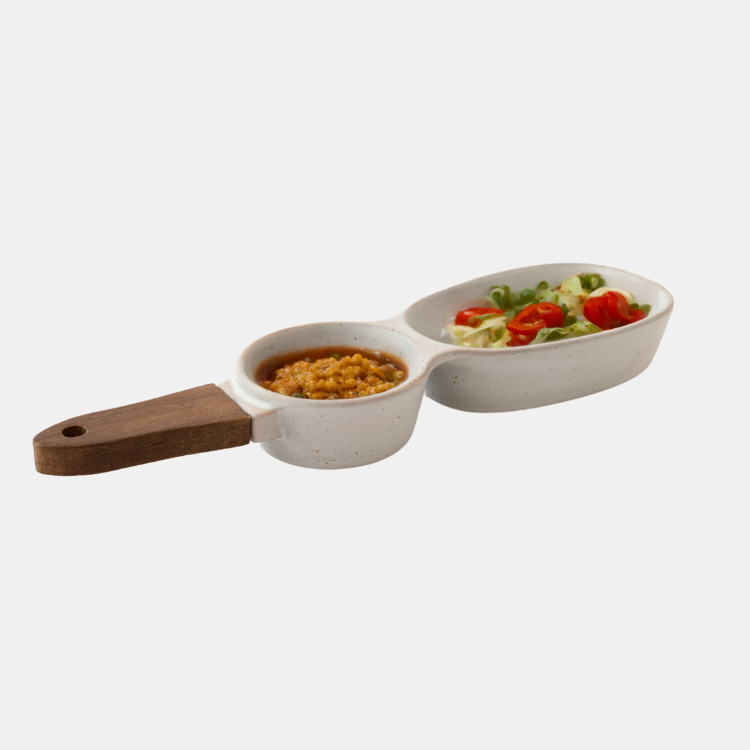 House Series Serve Dish 2 Parts - SLATE
