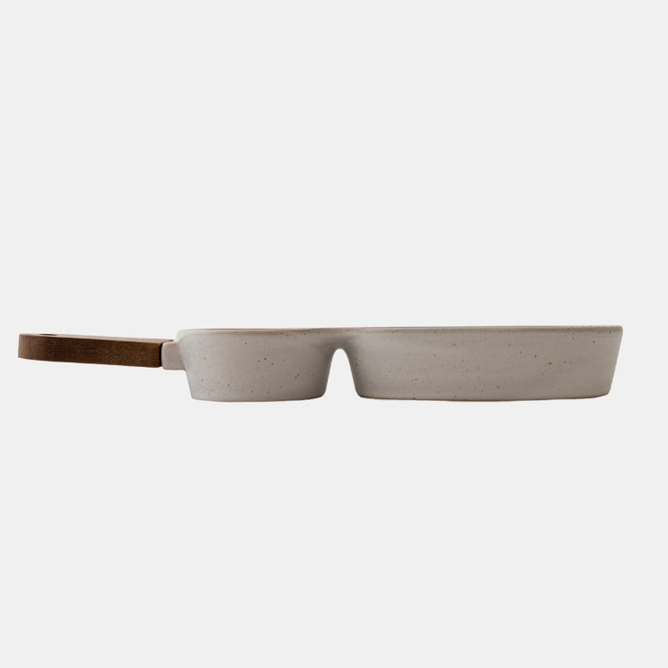 K&Co Slate Home 3 Bowl Serve Tray