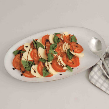 K&Co Ecru Home Oval Plate - Large