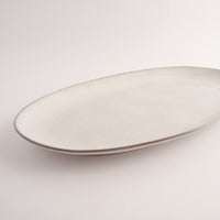 K&Co Ecru Home Oval Plate - Large