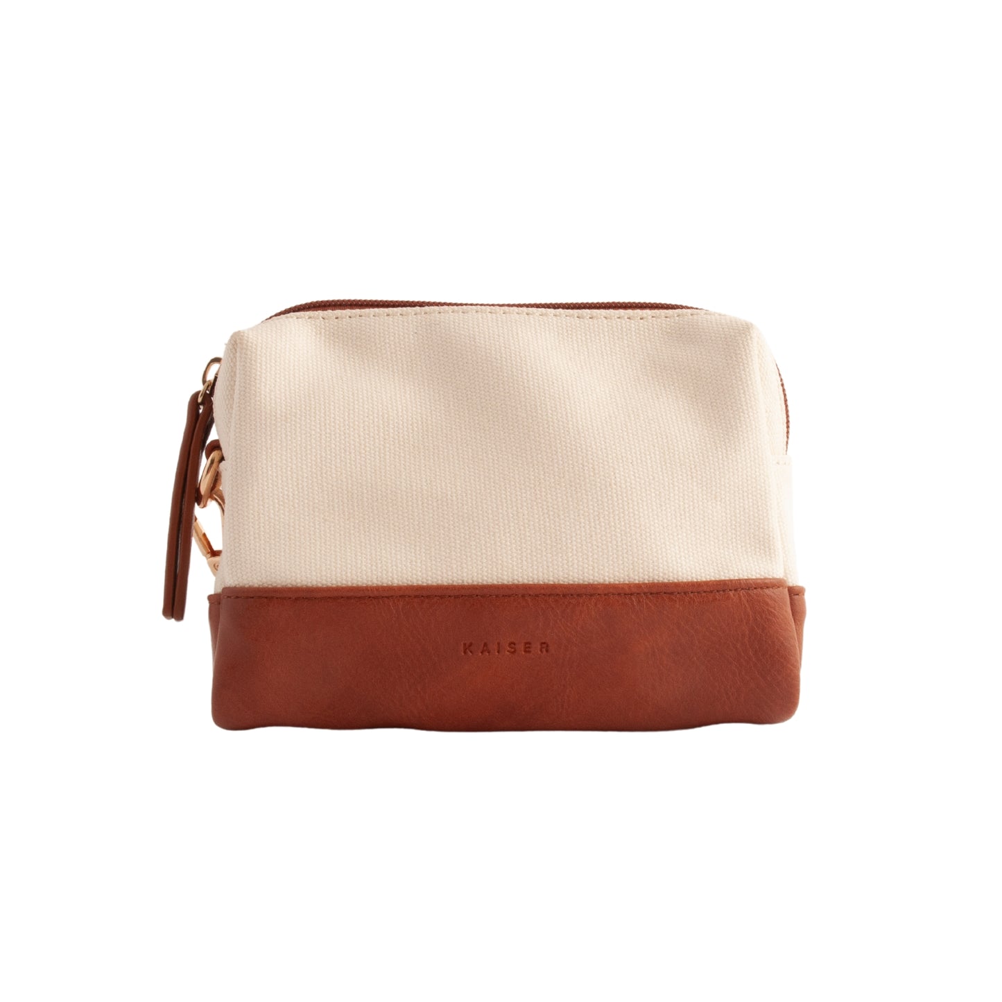 Kaiser Canvas Make-up Bag - CREAM