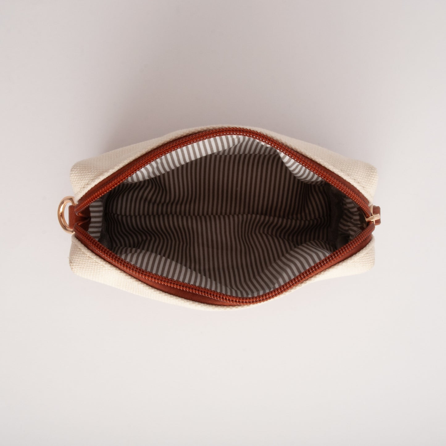 Kaiser Canvas Make-up Bag - CREAM
