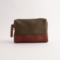Kaiser Canvas Make-up Bag - KHAKI