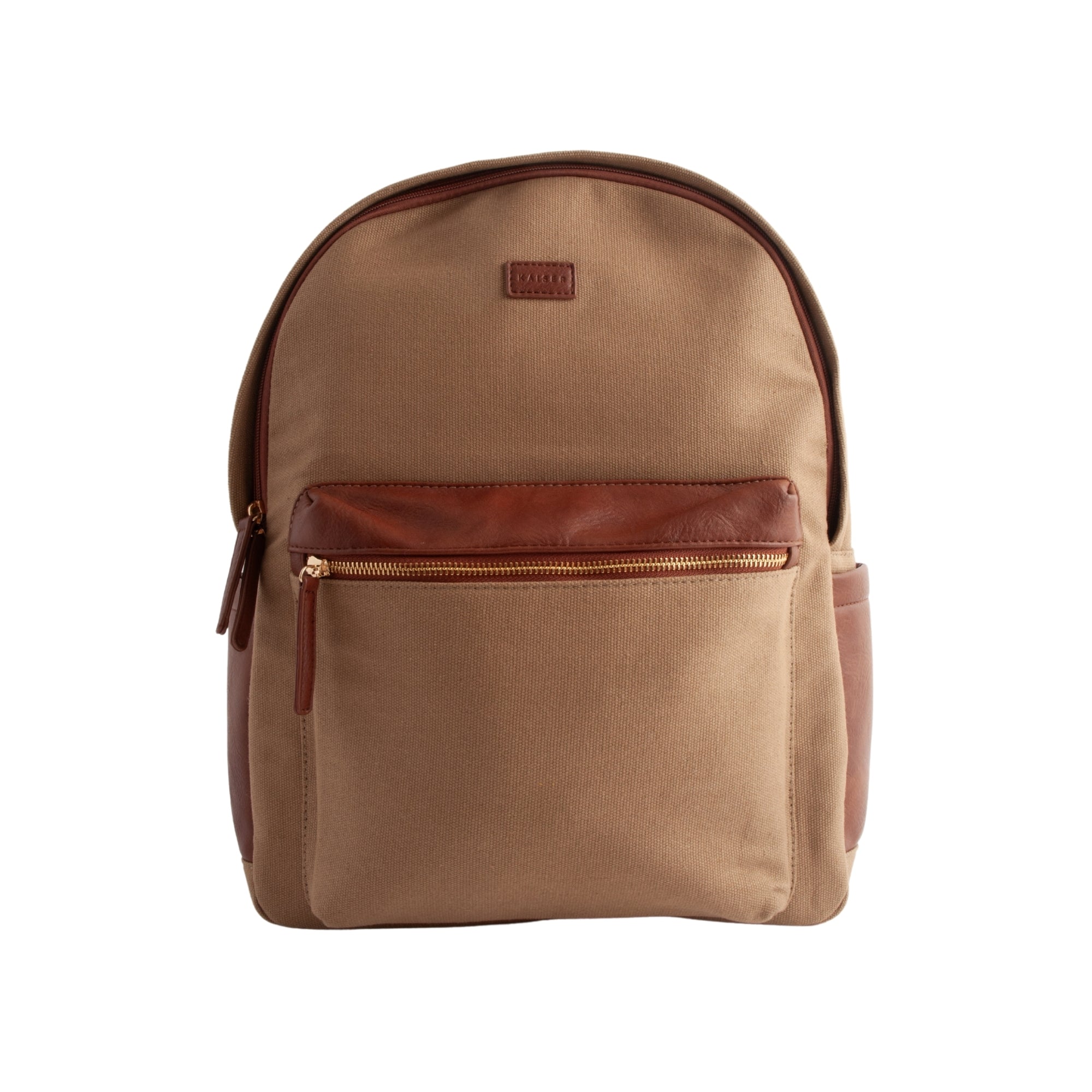 Kaiser Canvas Backpack - MID BROWN