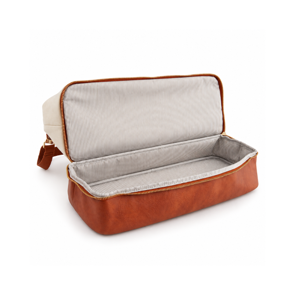 Kaiser Canvas Overnight Travel Bag - CREAM