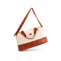 Kaiser Canvas Overnight Travel Bag - CREAM