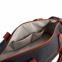 Kaiser Canvas Overnight Travel Bag - NAVY