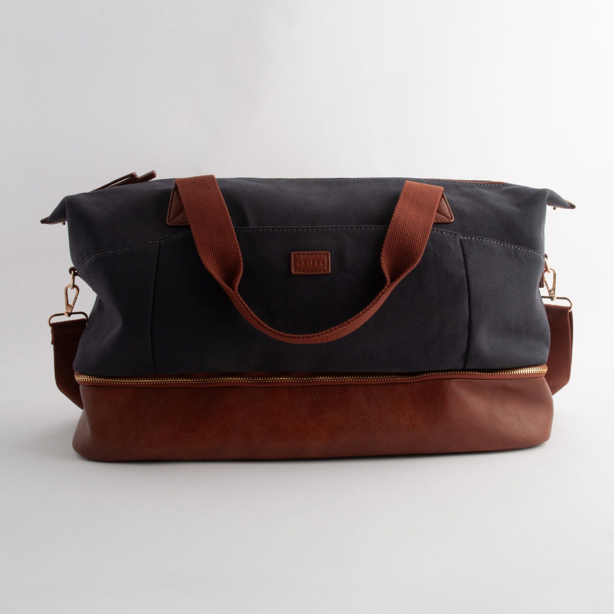 Kaiser Canvas Overnight Travel Bag - NAVY