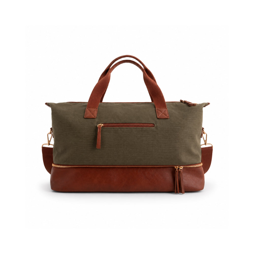 Kaiser Canvas Overnight Travel Bag - KHAKI