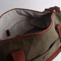 Kaiser Canvas Overnight Travel Bag - KHAKI