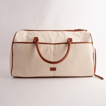Kaiser Canvas Overnight Bag - CREAM