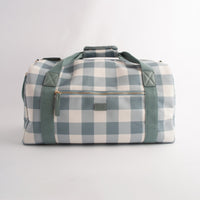 Kaiser Canvas Duffle Bag - SAGE GINGHAM