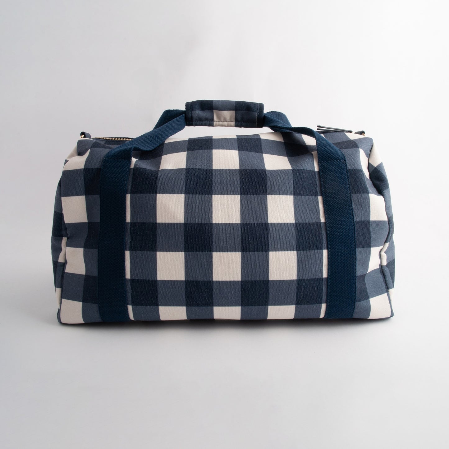 Kaiser Canvas Duffle Bag - NAVY GINGHAM