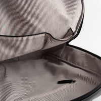 Kaiser Faux Leather Backpack - BLACK