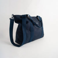 Kaiser Nylon Overnight Bag - NAVY