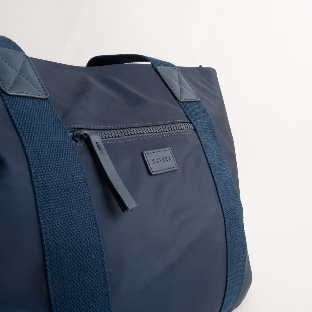 Kaiser Nylon Overnight Bag - NAVY
