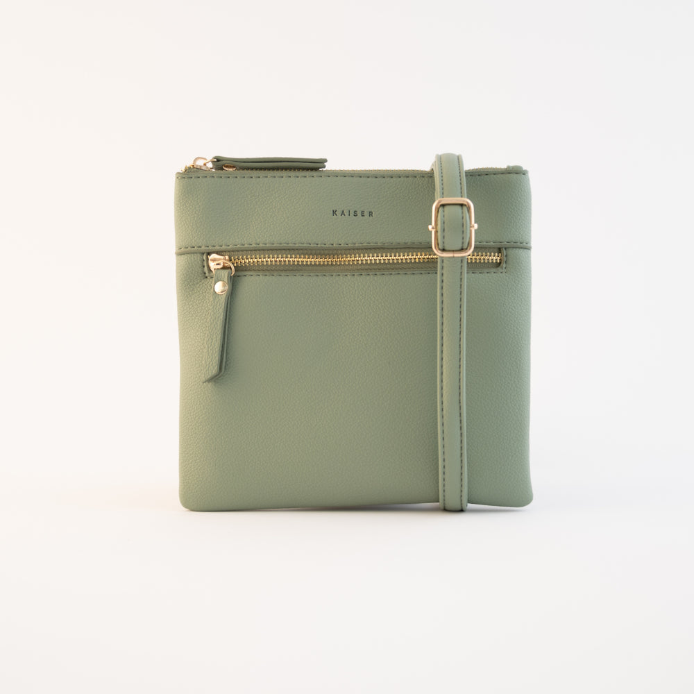 Golden Square Shoulder Bag - SAGE