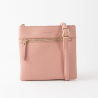 Golden Square Shoulder Bag - DUSTY ROSE