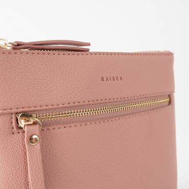 Golden Square Shoulder Bag - DUSTY ROSE